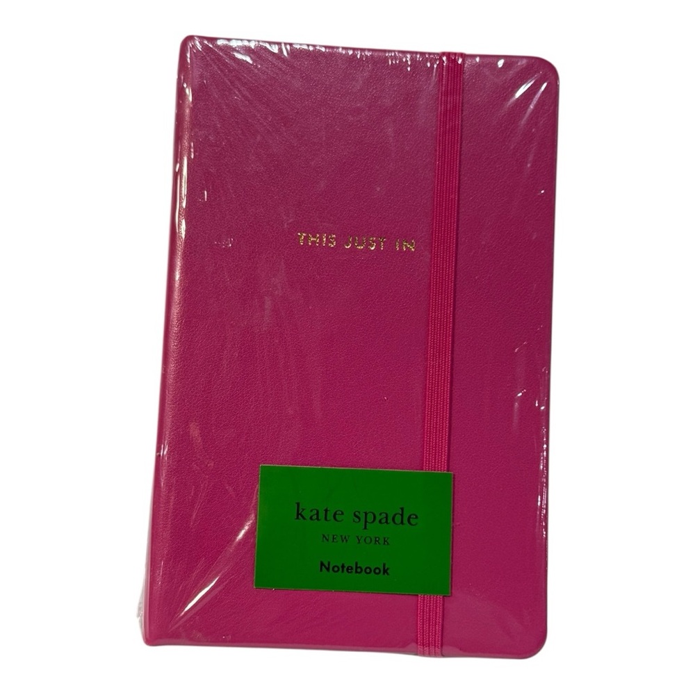 kate spade new york “This Just In” Medium Notebook Pink - NEW